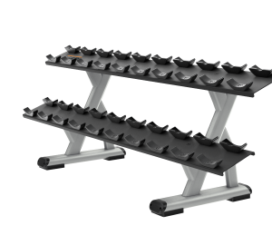 Precor DBR0812 2 Tier, 10 Pair Dumbbell Rack