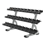 Precor DBR0815 3 Tier, 15 Pair Dumbbell Rack